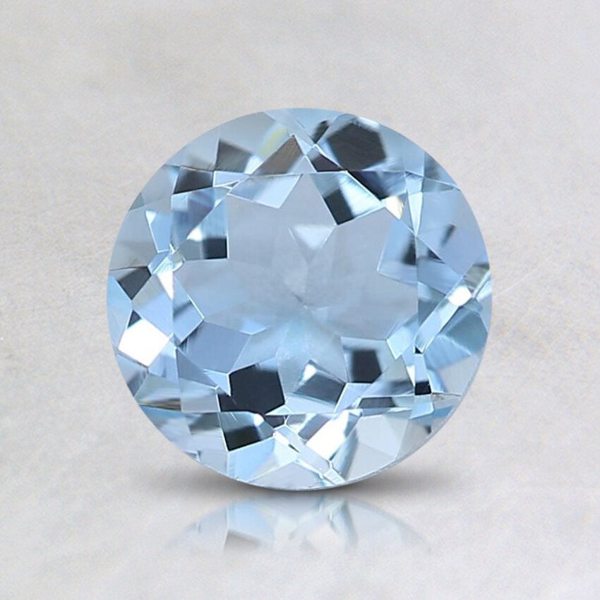 6.5mm Fine Round Aquamarine