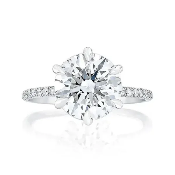 Round Allegra Lab Grown Engagement Ring