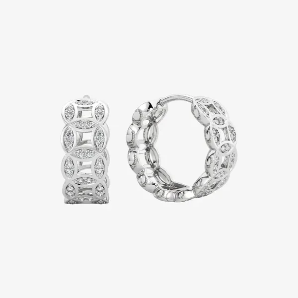 COIN HOOP EARRINGS
