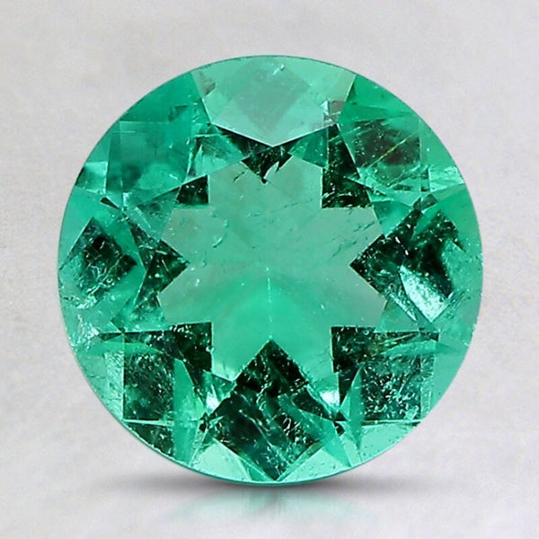 8.7mm Round Colombian Emerald
