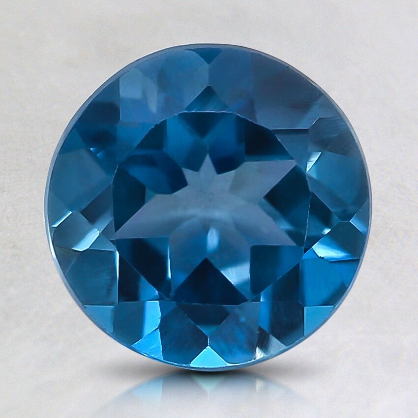 8mm London Blue Round Topaz