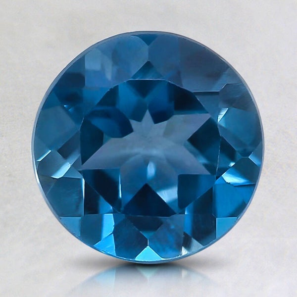 8mm London Blue Round Topaz