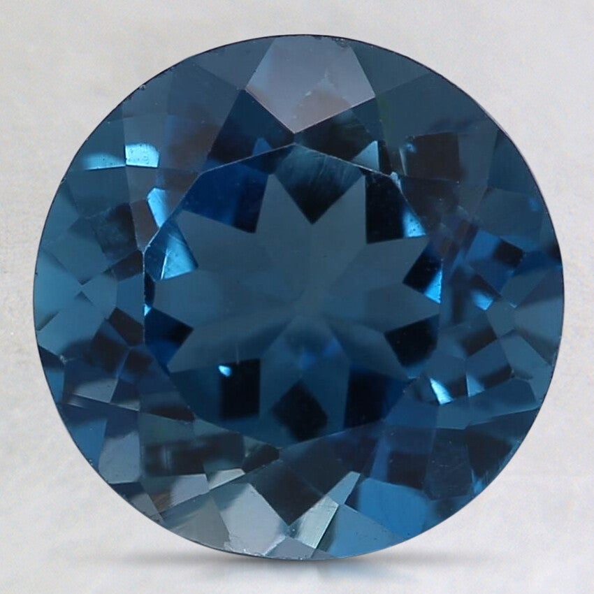 9mm London Blue Round Topaz