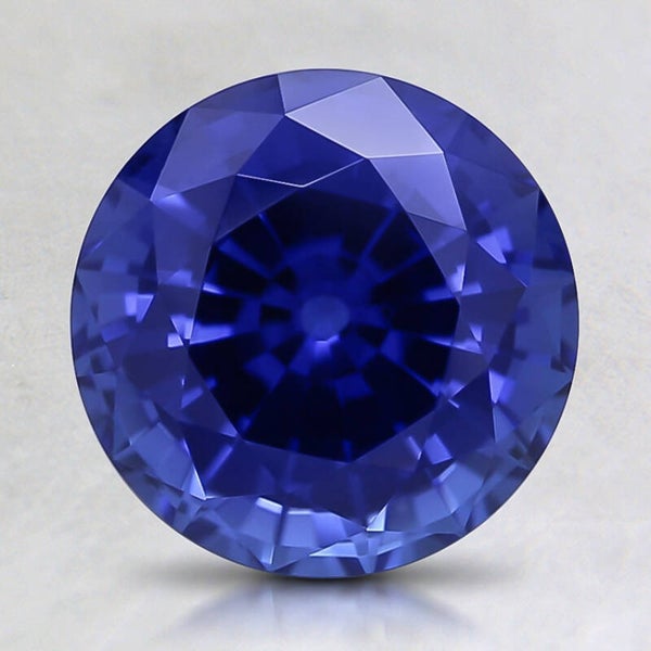 8mm Blue Round Lab Grown Sapphire