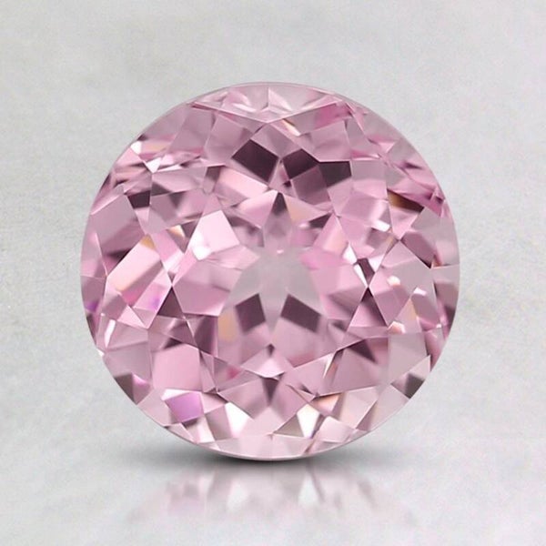 7mm Light Pink Round Lab Grown Sapphire