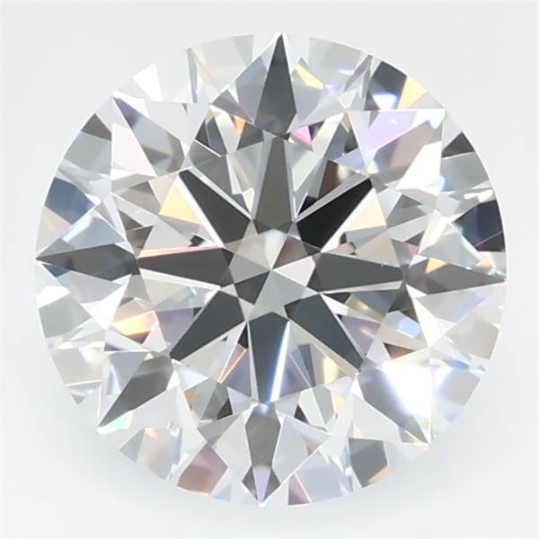 GCAL 8x E VVS2 1.23ct Round Lab Grown Diamond