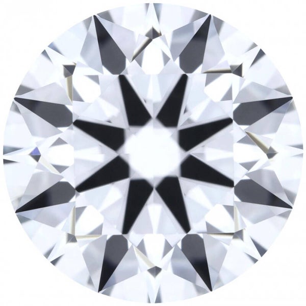 GCAL 8x E VVS2 1.13ct Round Lab Grown Diamond