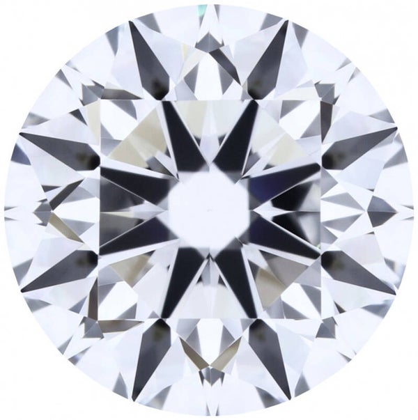 GCAL D VVS2 1.01ct Round Lab Grown Diamond