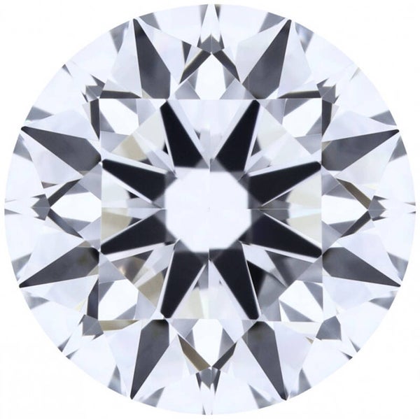 GCAL D VVS2 1.01ct Round Lab Grown Diamond