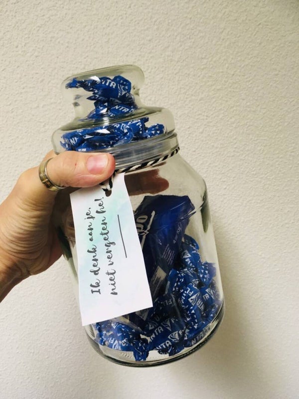 Ik denk aan je, niet vergeten he!