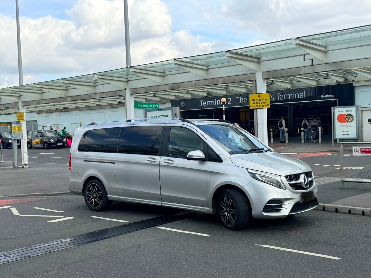 Beyond Elite Travel chauffeur car in Bath for a fixed-price transfer to Gatwick Airport