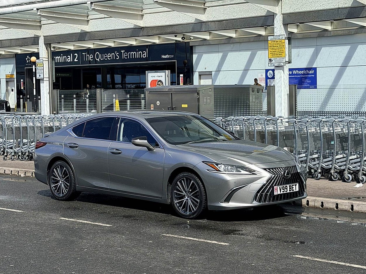 Chauffeur car at Heathrow Terminal 2 for a pre-booked transfer to Bristol