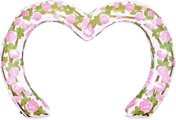 Inflatable heart archway decor