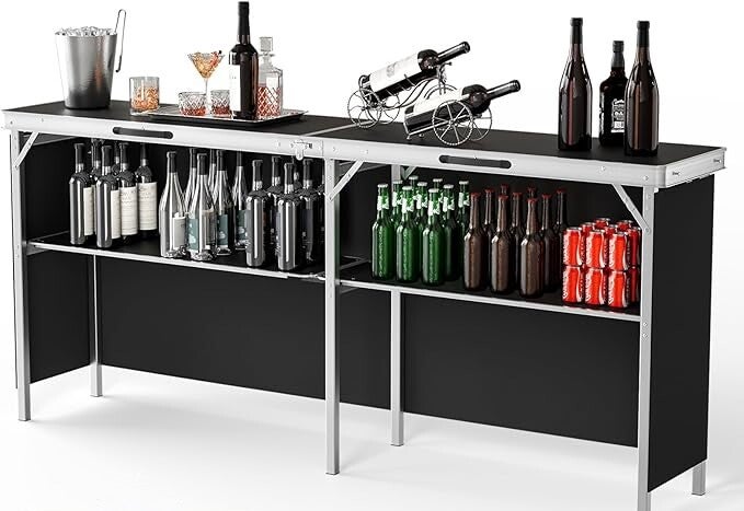 Portable bar table