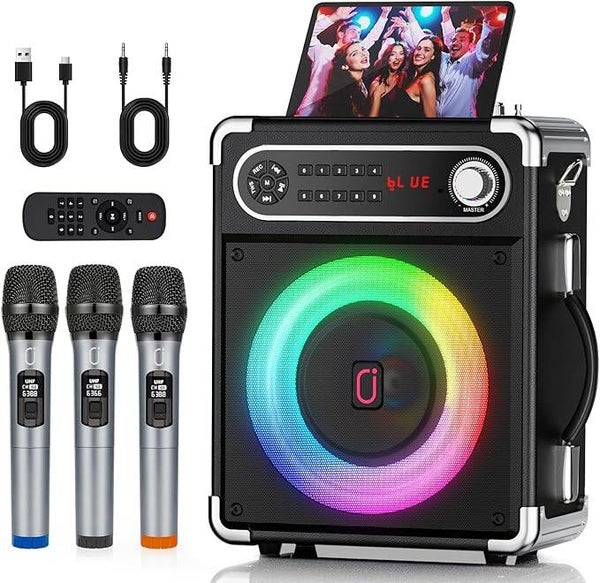 Portable Bluetooth karaoke machine