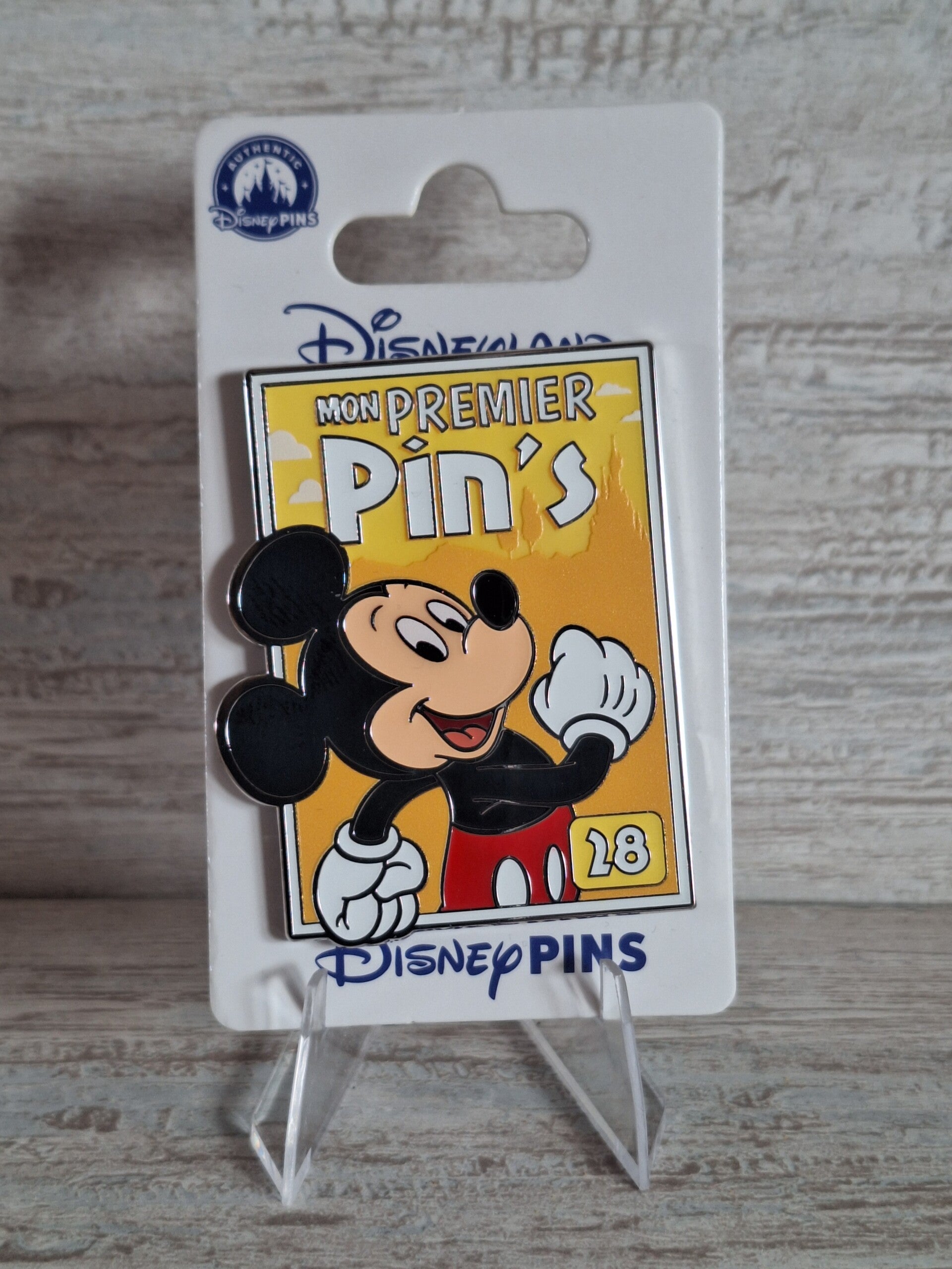 PIN'S DISNEYLAND PARIS " MICKEY MON PREMIER PIN'S ".