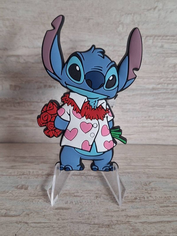 MAGNET DISNEYLAND PARIS " STITCH SAINT-VALENTIN "
