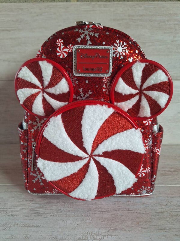Sac à dos Loungefly -" HOLIDAY CHRISTMAS PEPPERMINT SWIRL "