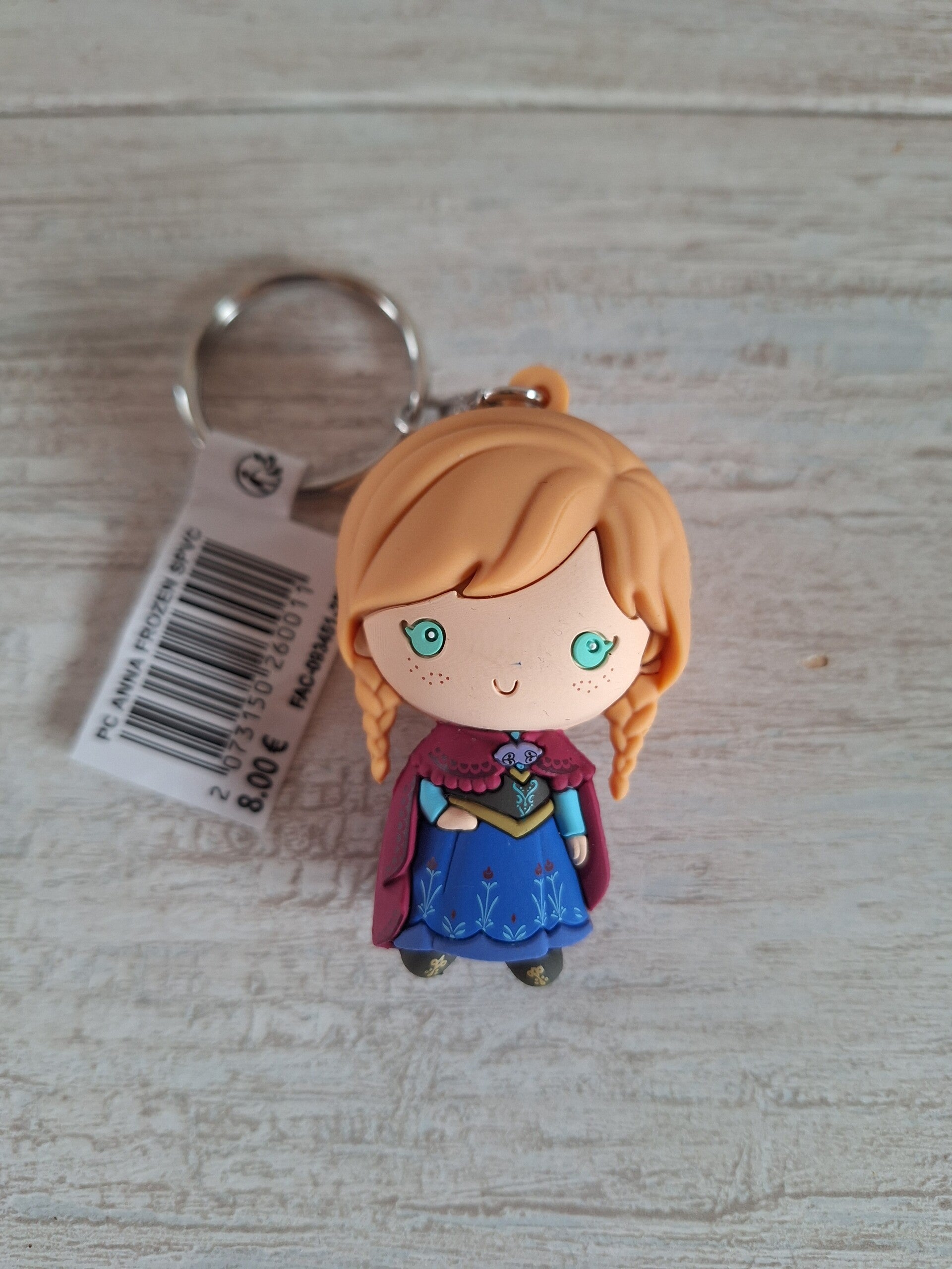 PORTE CLE REINE DES NEIGES " ANNA  " FROZEN