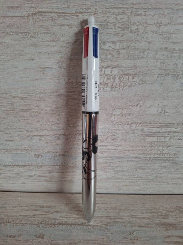 BIC 4 COULEURS " MICKEY ARGENTE  "