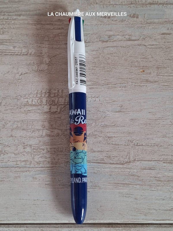 BIC 4 COULEURS " STITCH HAWI CHILL AND RELAX "