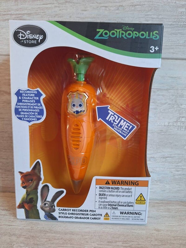 STYLO CAROTTE DISNEY " ZOOTROPOLIS "
