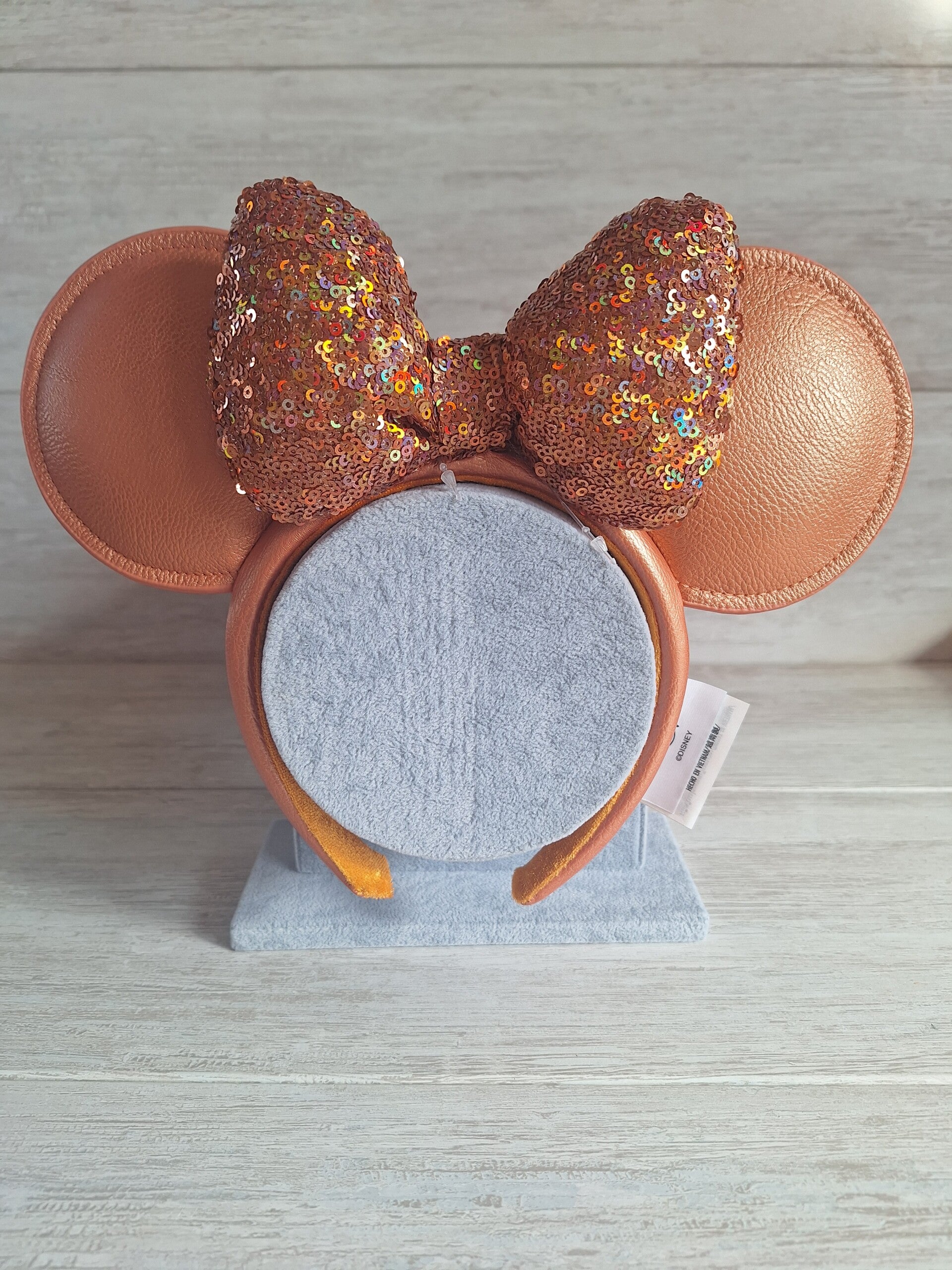 EARS " MINNIE SEQUIN PECHE "