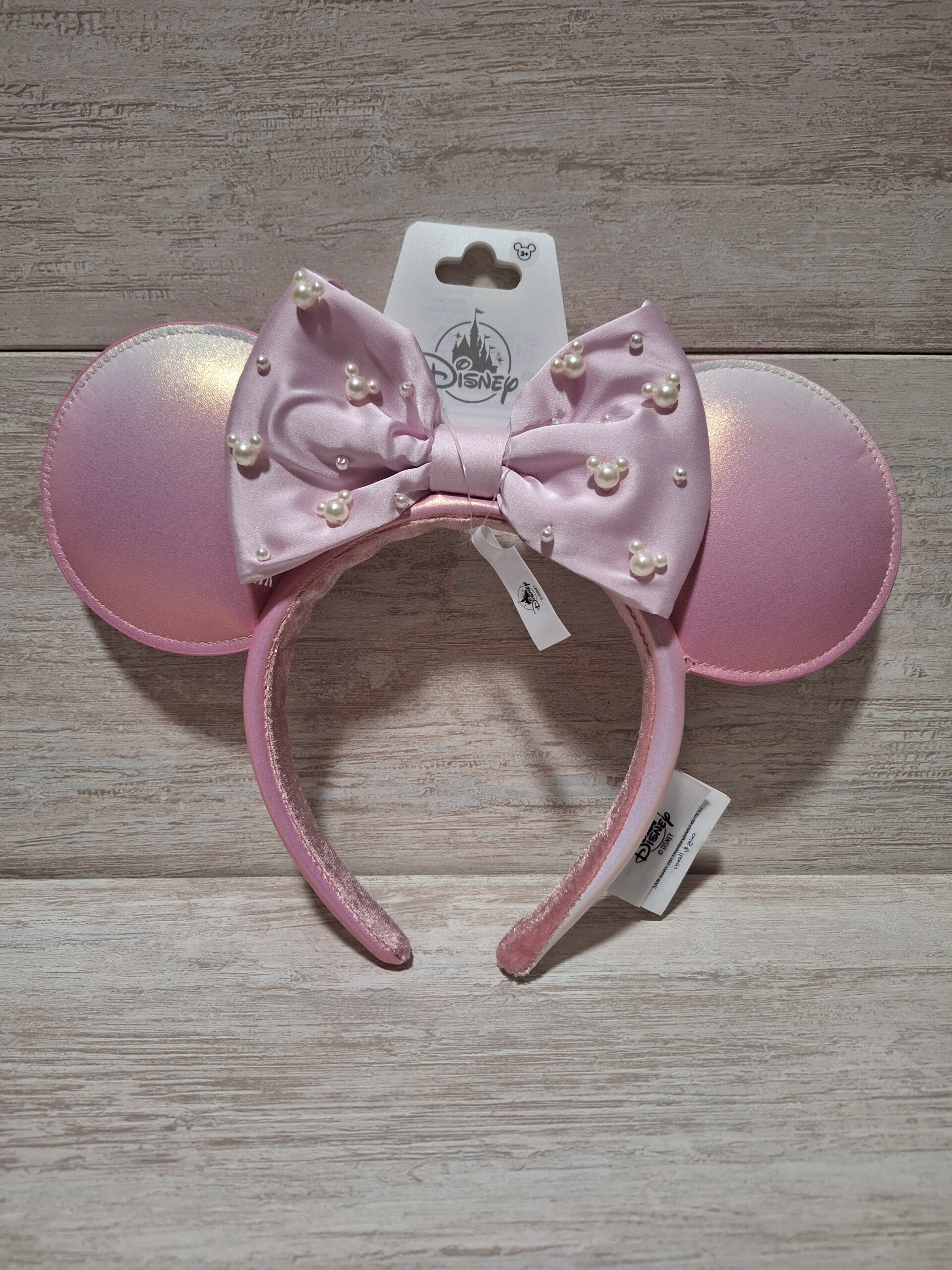 EARS DISNEYLAND PARIS " PINK MINNIE PEARL "