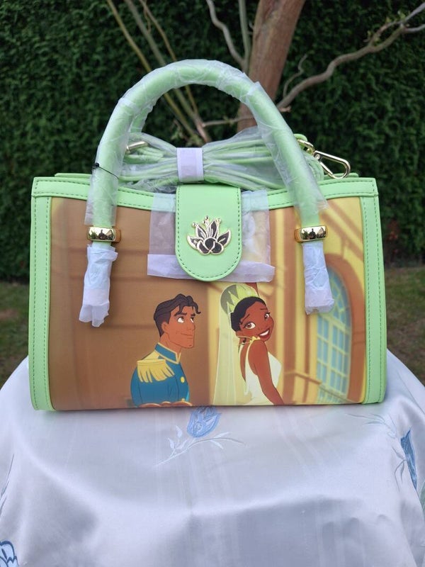 Sac à bandouilière  " LA PRINCESSE ET LA GRENOUILLE "