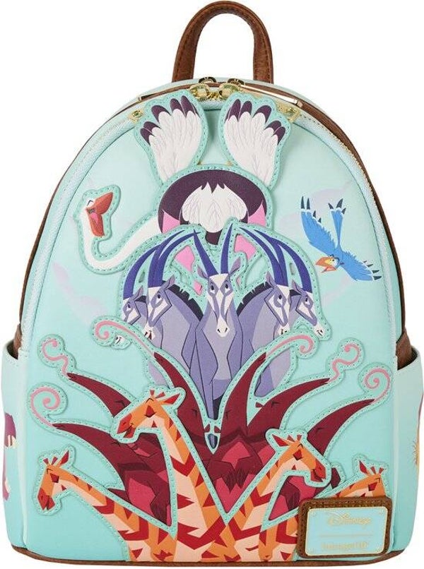 Sac à dos LOUNGEFLY - "LE ROI LION"  SIMBA ET LES ANIMAUX DE LA SAVANE .