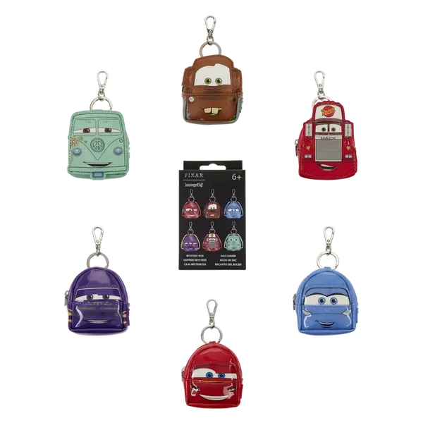 Porte-clés mini sac à dos mystère Cars 20e anniversaire