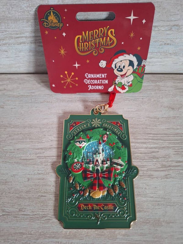 ORNEMENT " MERRY CHRISMAS " DISNEY