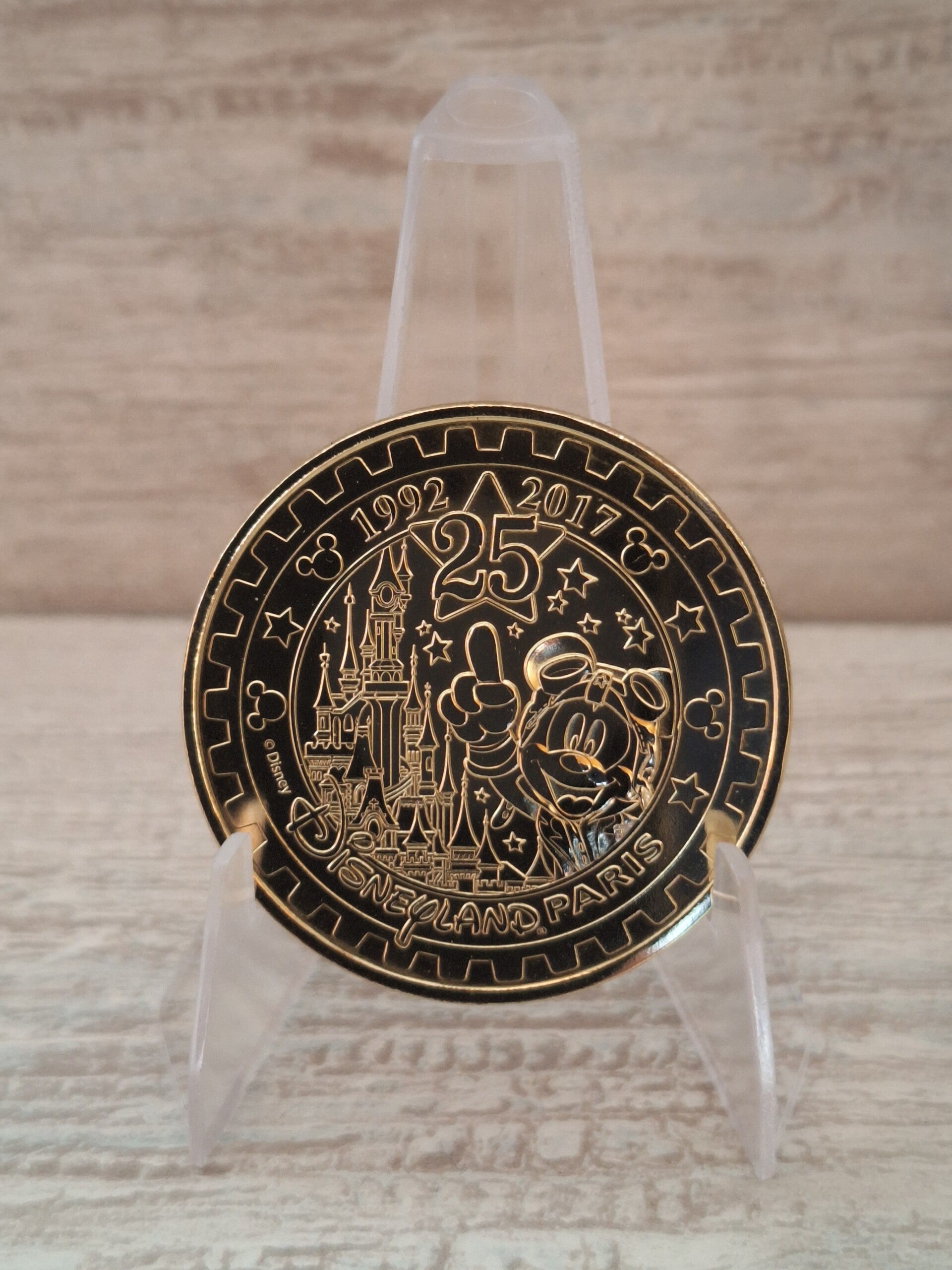 MONNAIE DE PARIS DISNEYLAND " MICKEY 25 ANS 2017"