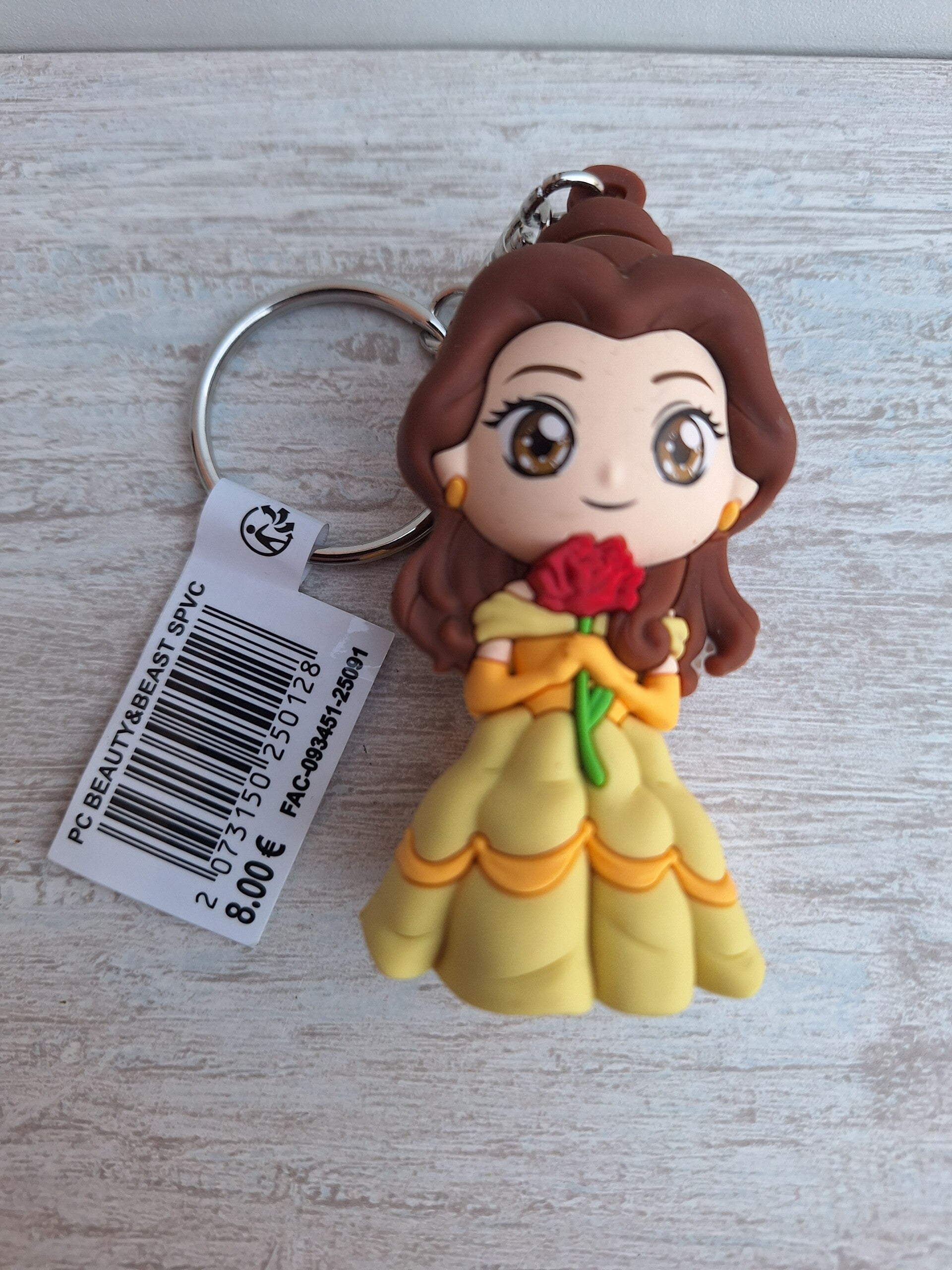 PORTE CLE PRINCESSE " BELLE "