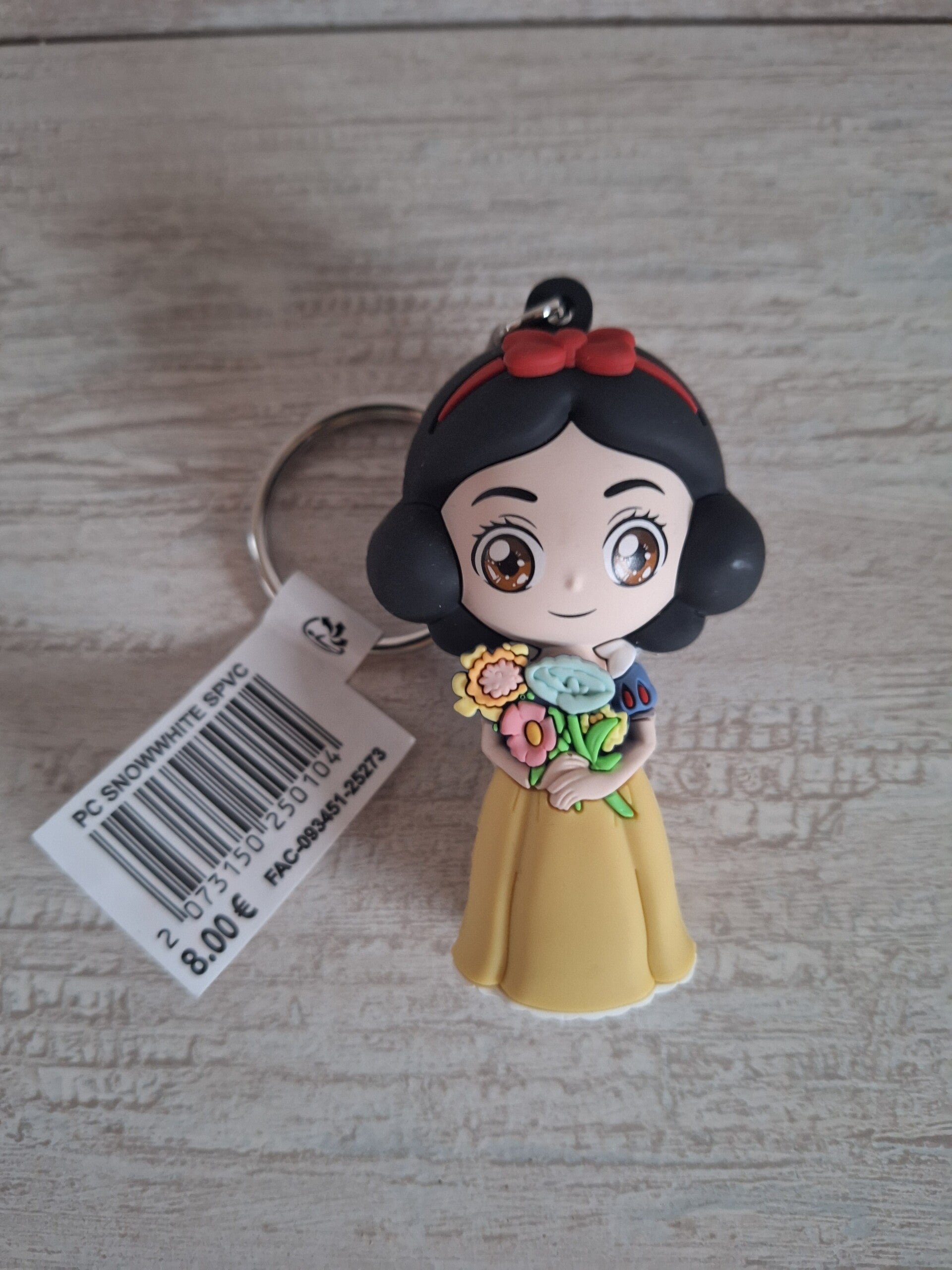PORTE CLE PRINCESSE " BLANCHE NEIGE "