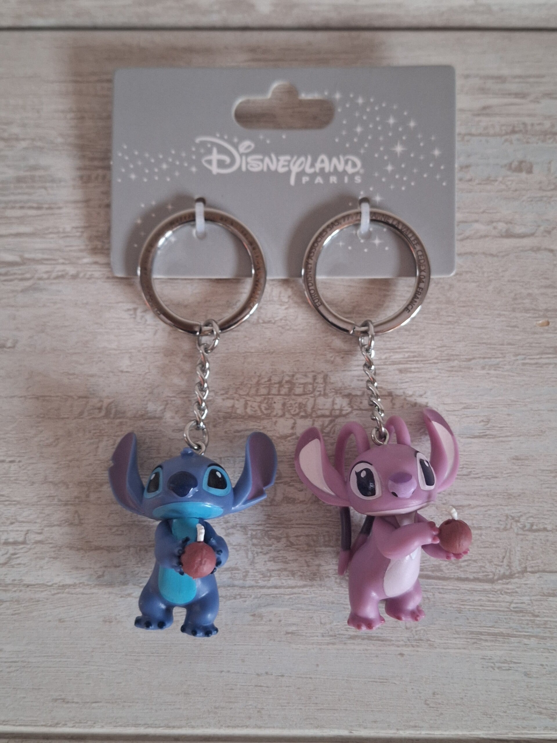 PORTE CLE " STITCH ET ANGEL "
