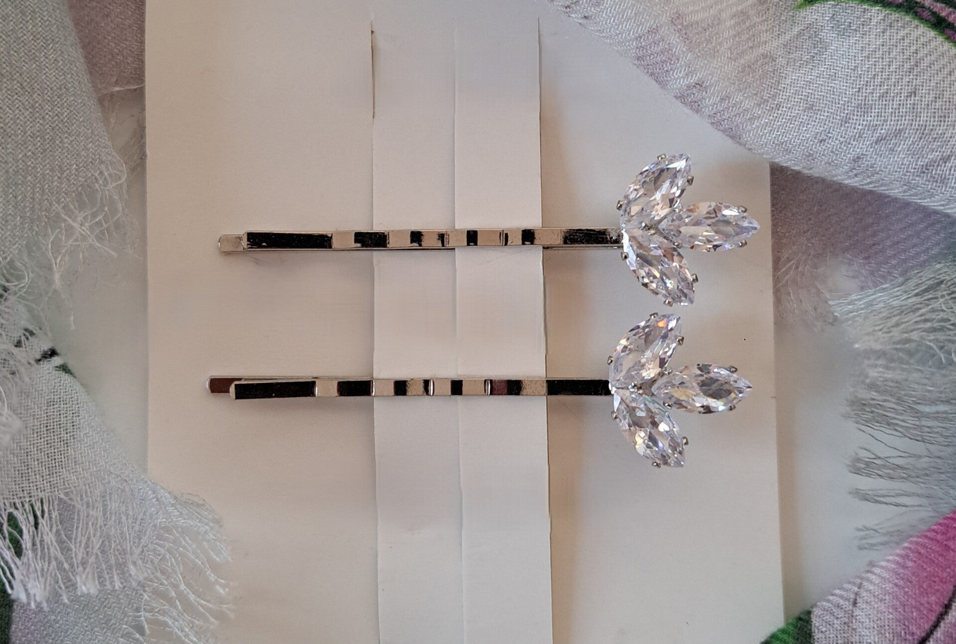 Trio Rhinestone Hair Pins