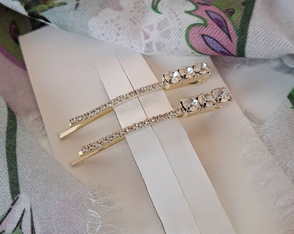 Rhinestone Hair Pins