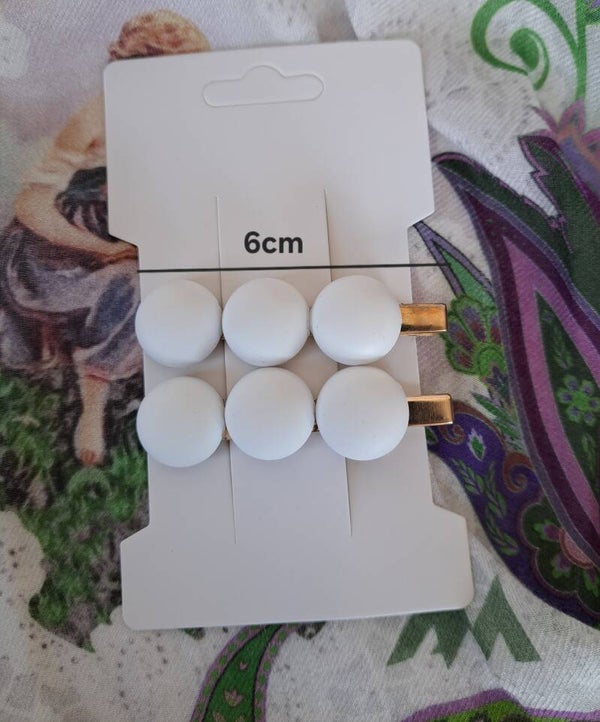 Minimalist Dot Claw Clip