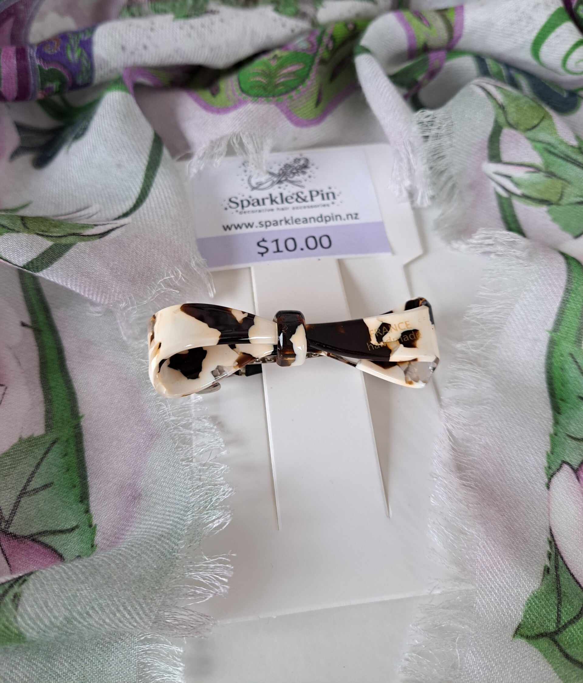 Twisted Bow Barrette