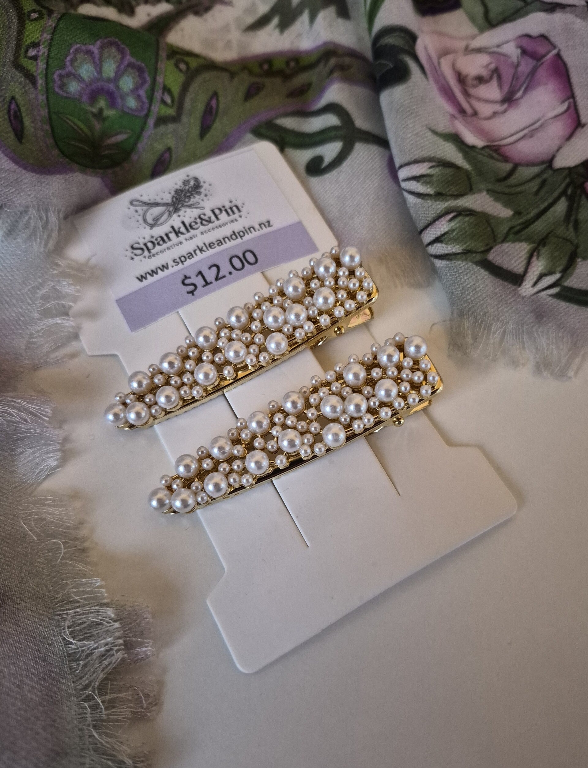 Pearl Claw Clips