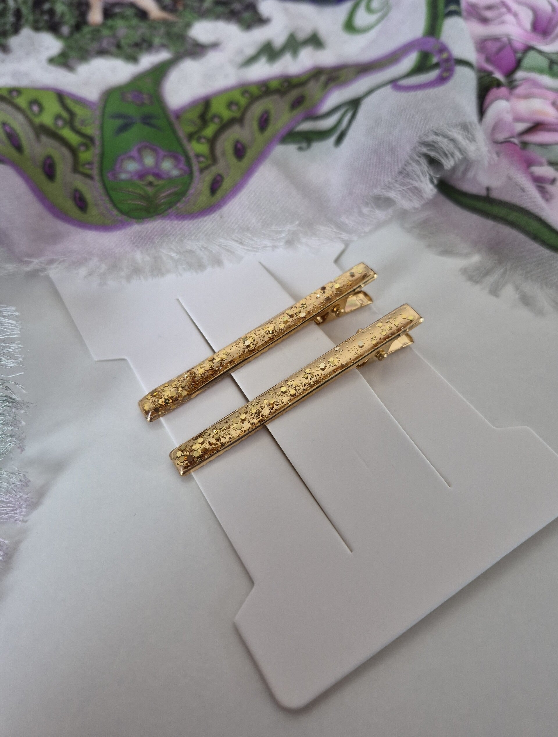 Sparkle Painted Claw Clip
