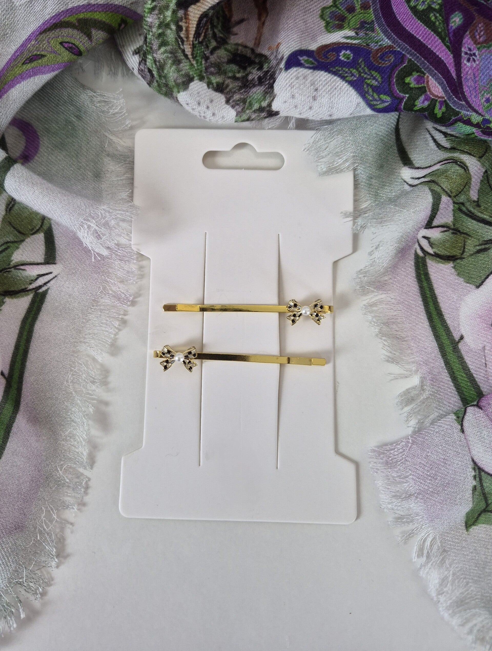 Mini Bow Hair Pins