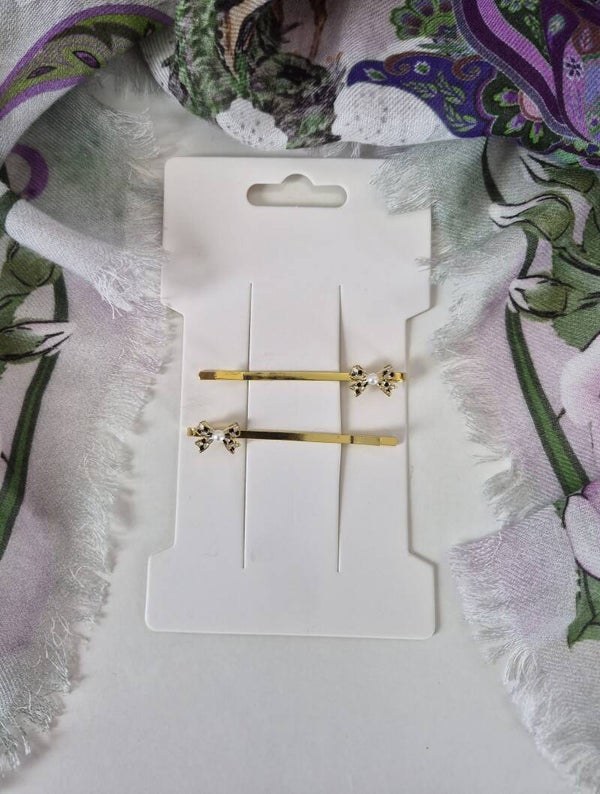 Mini Bow Hair Pins