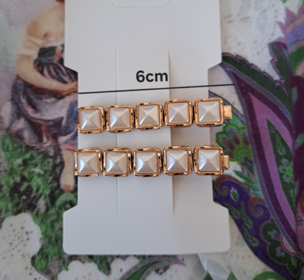 Five Squares Claw Clips