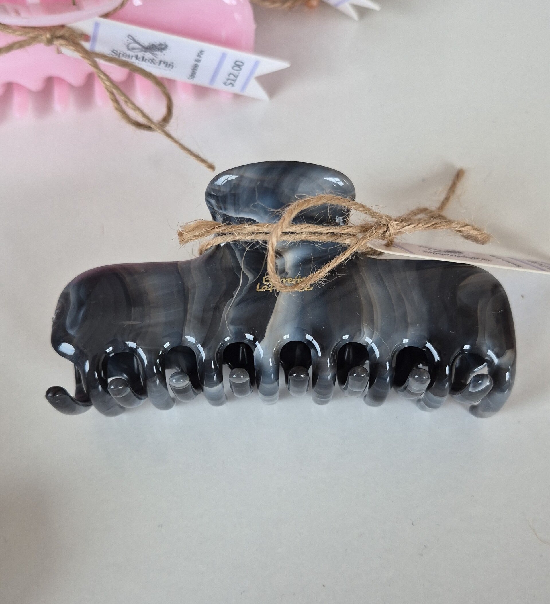 Marbled Jumbo Claw Clips