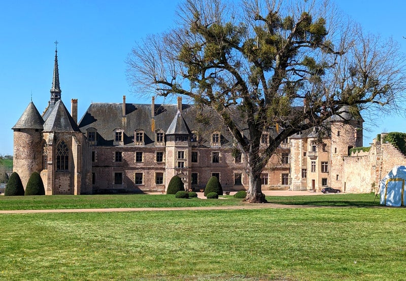 Castle in Lapalisse in France