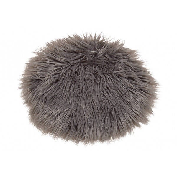Tafel onderlegger / Onderlegger Langharig -  rond kleedje onderlegger stoelkussen Ø 34 cm