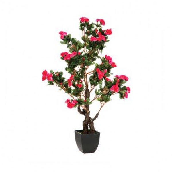 Azalea  - Kunstbloem azalea - Hoogte 81 cm - Roze