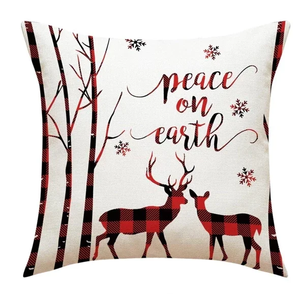 Sierkussen hoes - 45 x 45 cm - Kerstmotief